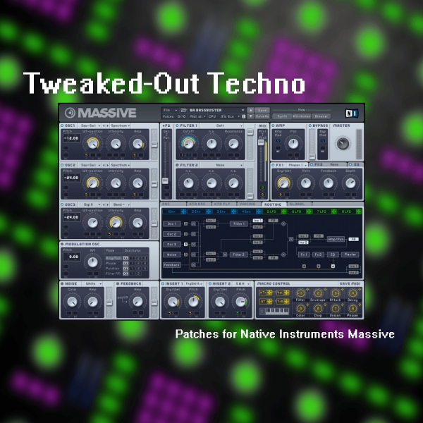 Tweaked Out Techno - Xenos Soundworks - NI Massive Presets - ADSR