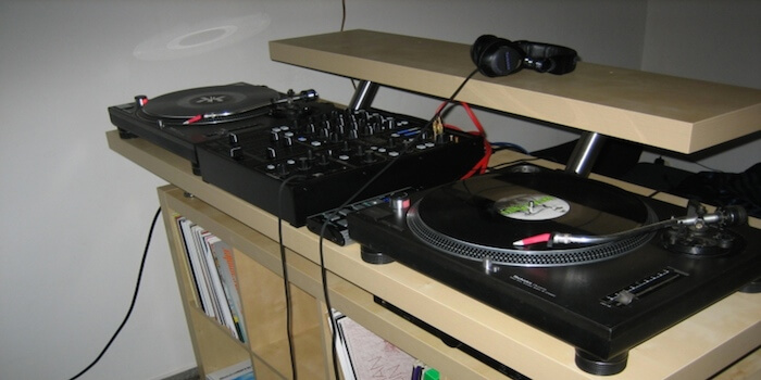Affordable DIY DJ Booth With Ikea Parts