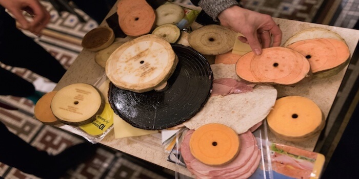 Playable Vinyl Records Featuring Ham And Cheese