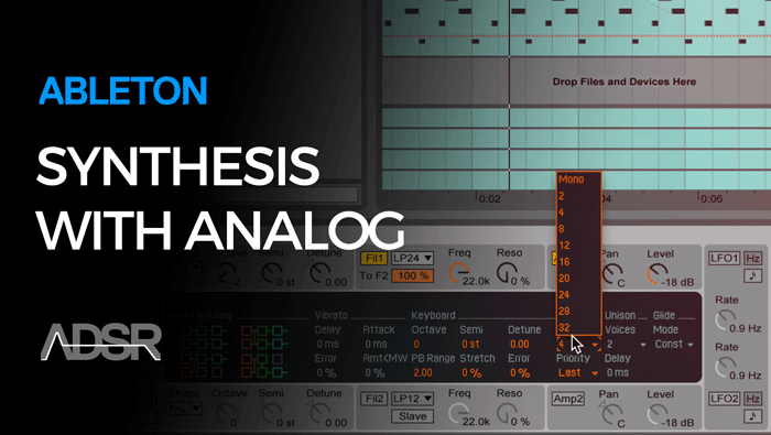 Synthesis with Ableton Analog
