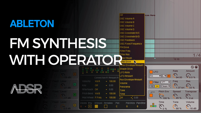 FM Synthesis with Ableton Operator