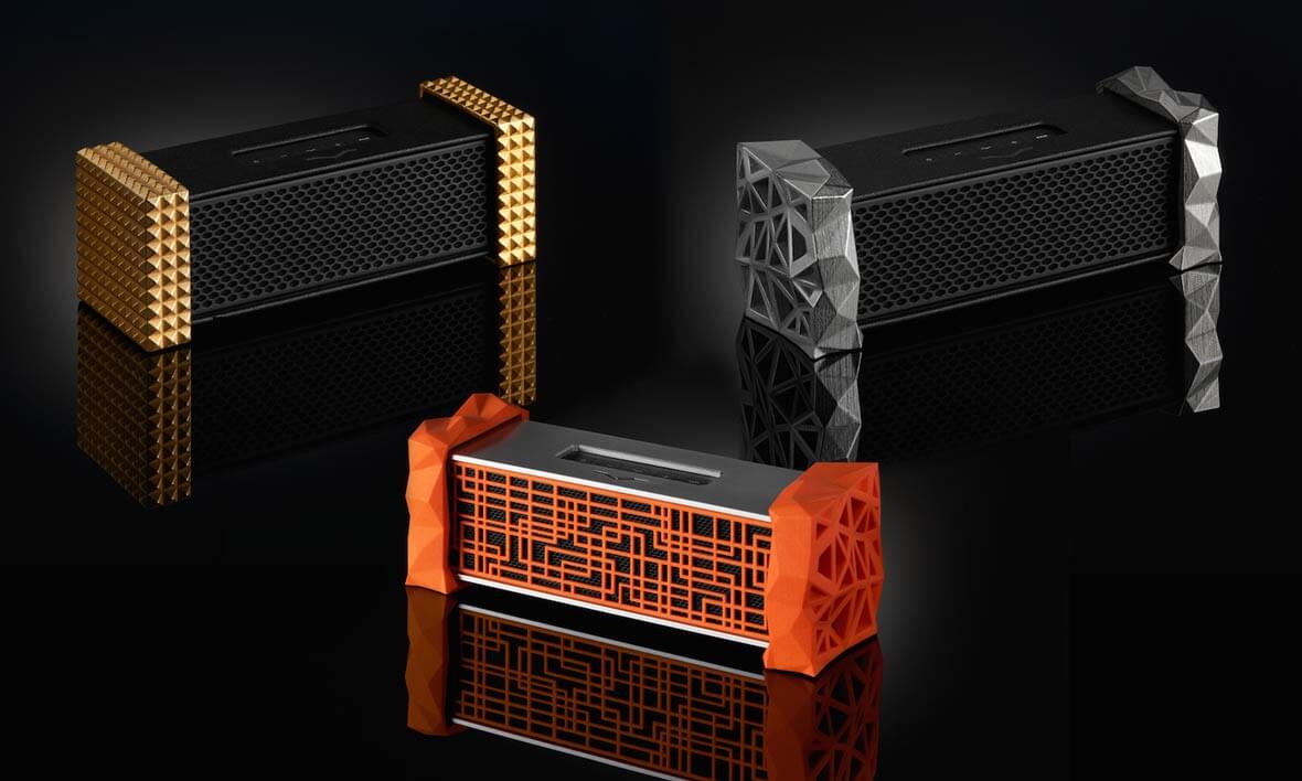 This Bluetooth Speaker Includes A Headphone Amplifier & 3D Printed Customization