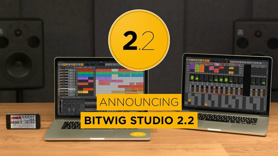 Bitwig Studio 2.2 Introduces Ableton Link Support, New Devices and Sounds