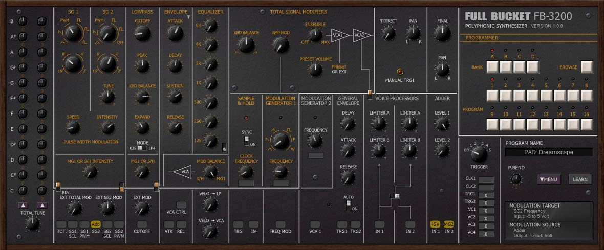 The FB-3200 Is A Free Synth That Emulates The KORG PS-3200