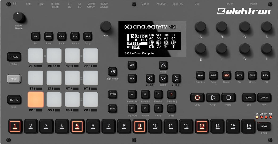 Elektron Analog Rytm MKII Is Now Shipping