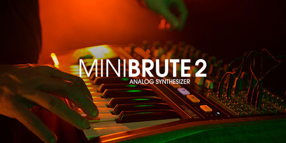 Arturia Announces The MiniBrute 2, "Wired-up Analog Mutant"