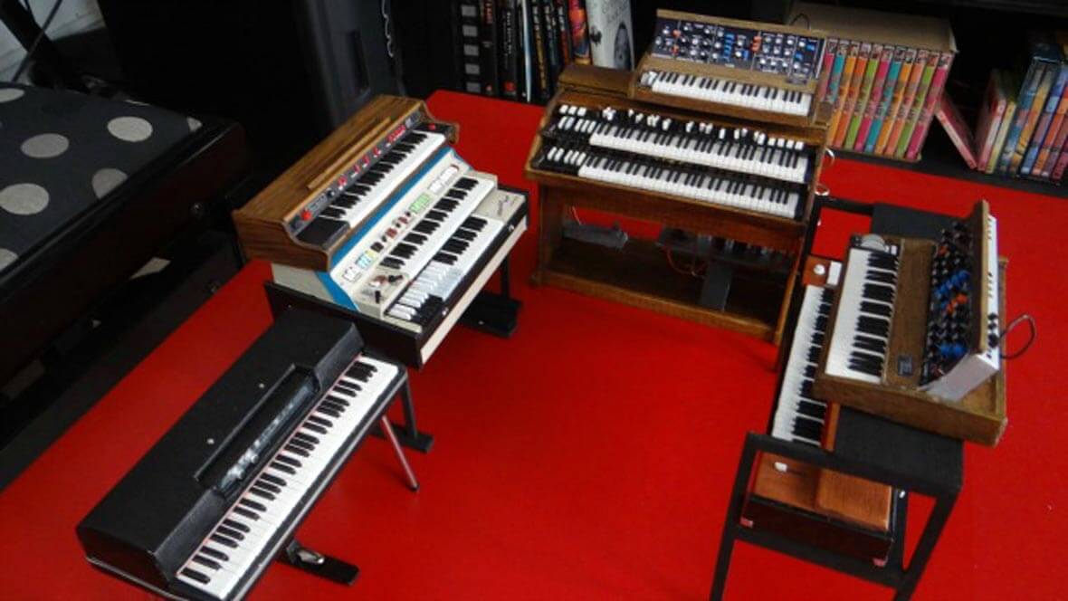 These Miniature Synth Models Include The Roland SH-1000, Minimoog Model D, and More