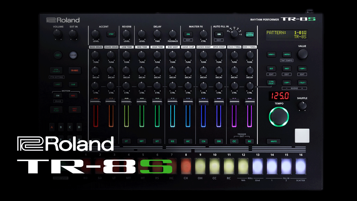 Roland Unveils the TR-8S Rhythm Performer