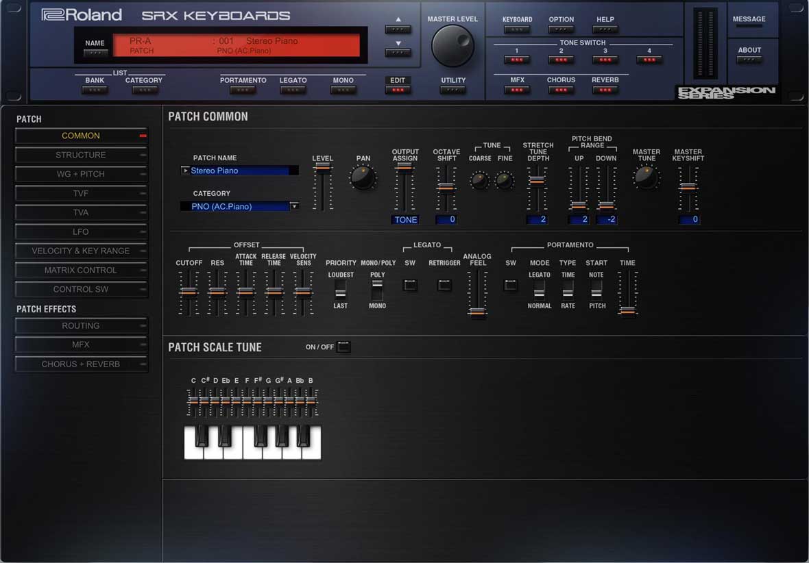Roland Brings SRX KEYBOARDS Software Synthesizer To Roland Cloud