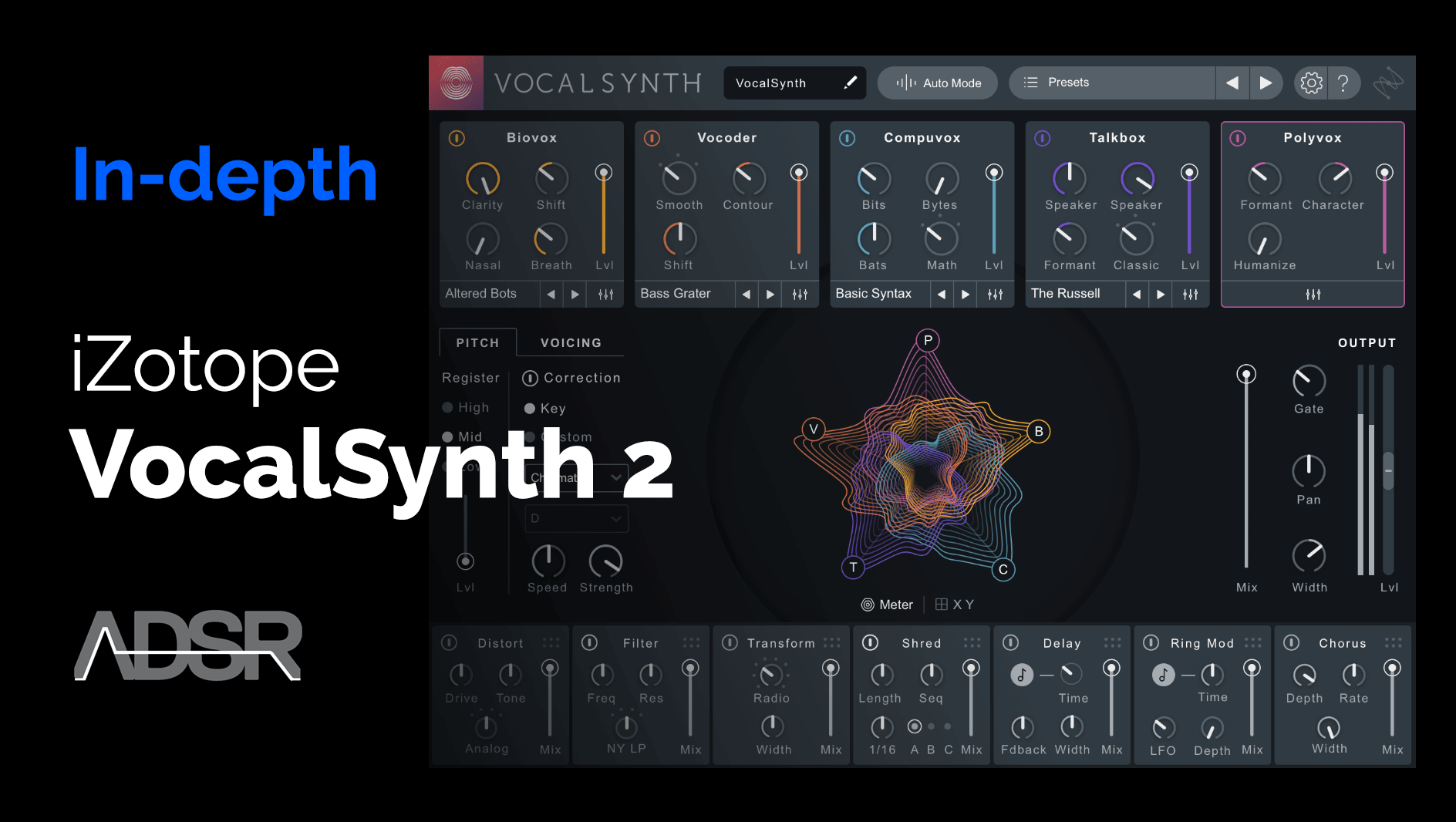 Learn how to master VocalSynth 2 from iZotope