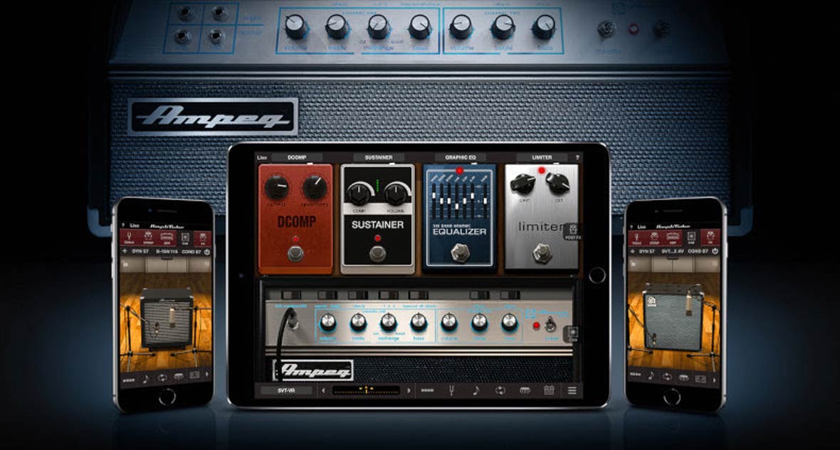 IK Multimedia Adds New Ampeg Amps To Amplitude For iPhone and iPad