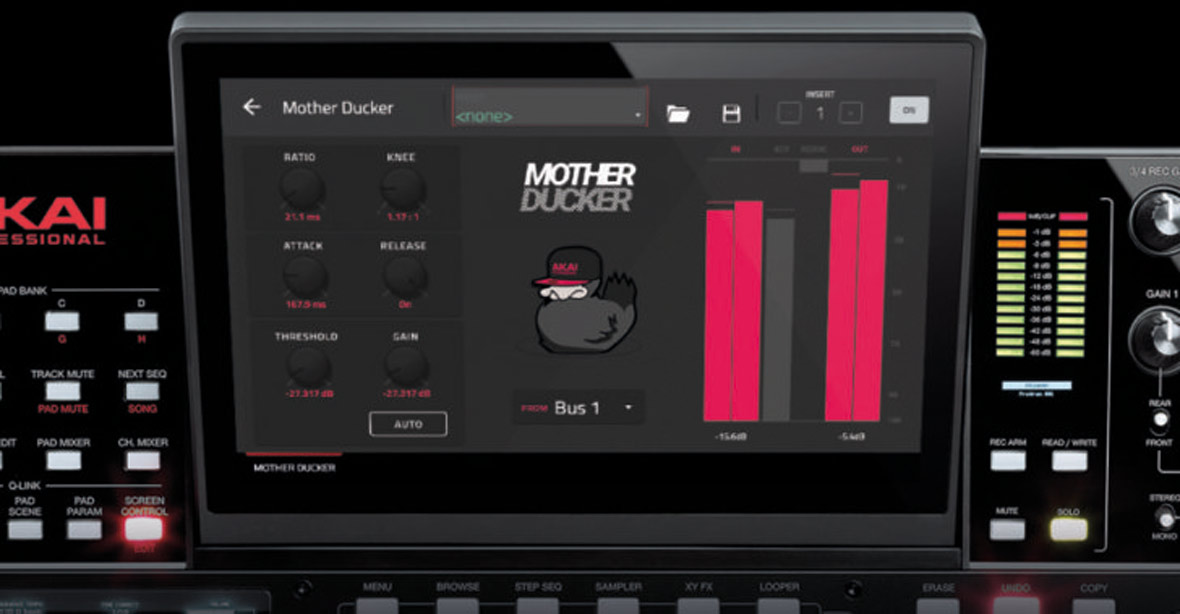 Akai Pro Releases 2.4 Update for MPC, Adds 28 New Effects and Mother Ducker Sidechain
