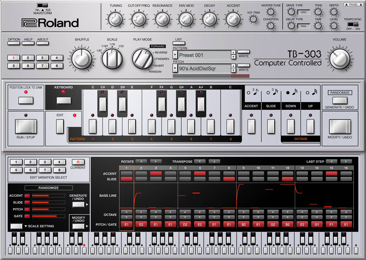 Roland Adds VST Emulation of TB-303 Bass Line Synthesizer To Roland Cloud