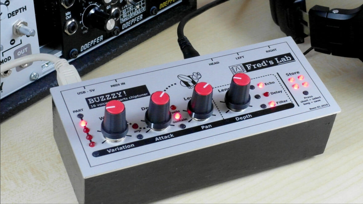 Buzzzy! Is A Digital Polysynth That Brings 4 Synth Engines