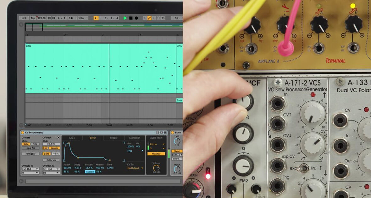Using Ableton's New CV Tools With Modular Synthesizers