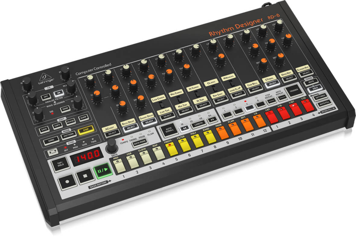The Behringer RD-8, TR-808 Clone, Is Now Available For Pre-order
