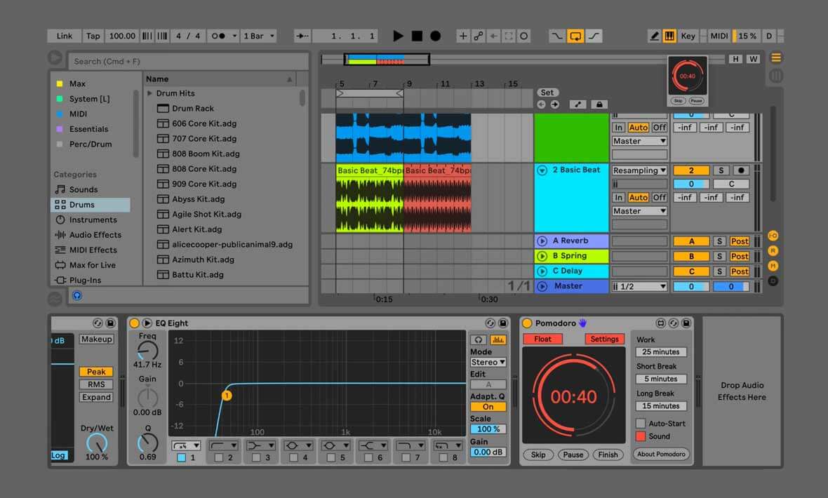 Pomodoro Is A Productivity Timer For Ableton Live