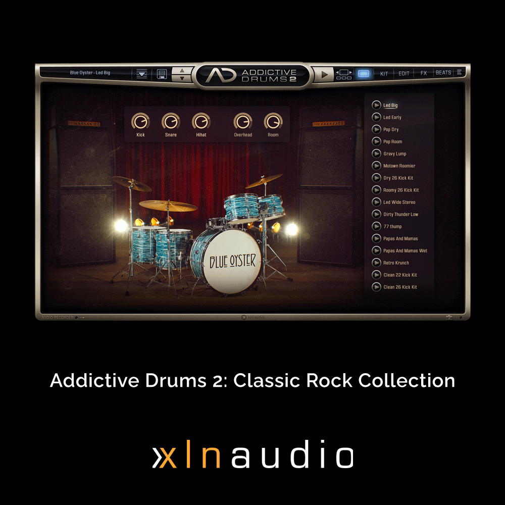 XLN Audio Addictive Drums 2: Rock Collection