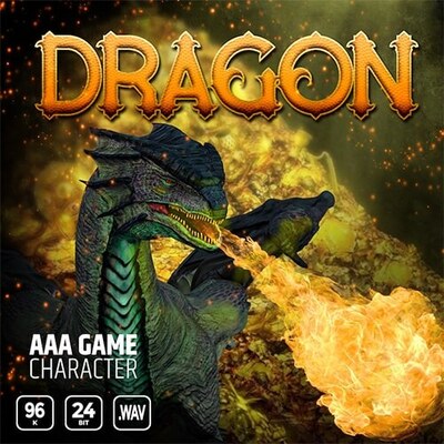 AAA Game Character Dragon