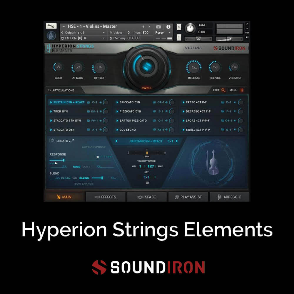 Hyperion Strings Elements