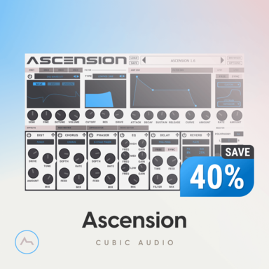 Exclusive Savings on Ascension a Feature Packed 64-Bit Workstation Powerhouse of a Virtual Synth