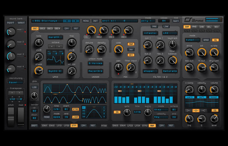 Buy Spire by Reveal Sound - Virtual Polyphonic Software Synthesizer for  Mac/Windows - ADSR Sounds