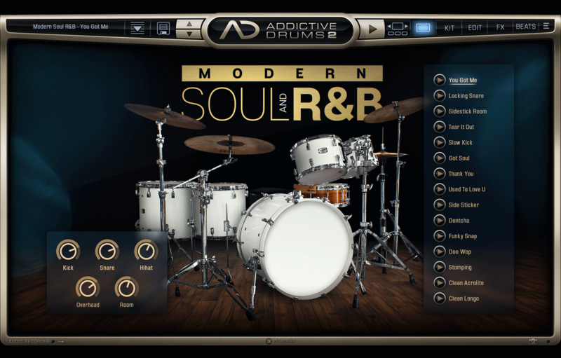 Addictive Drums 2: Soul & R&B Collection