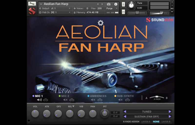 Aeolian Fan Harp