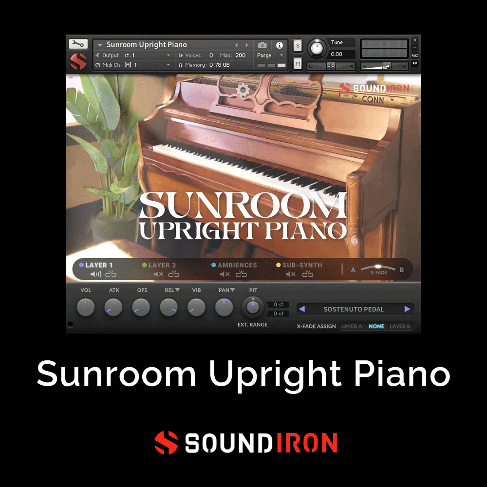 Sunroom Upright Piano