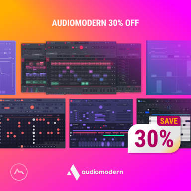 30% Off All Audiomodern Plugins